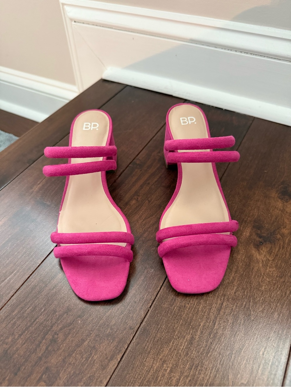 Nordstrom BP Pink Stap Sandals